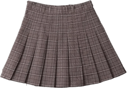 Summer Skirt for Women Style Clothes Preppy Girls Aesthetic Female A Line Mini Plaid Pleated Skirt