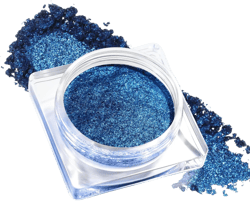 Single Glitter Cream Eyeshadow, Royal Blue Shimmer Diamond Cream Eye Shadow Palette with High-Pigment, Long-Lasting, Waterproof, Smooth Crem Formula, Face & Eyes Highlighter for Sensitive Eye Makeup