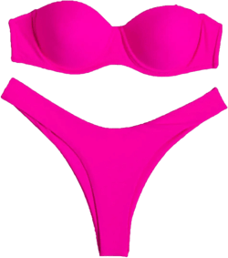 Women'S Sexy Two Piece Bathing Suits Underwire Halter Triangle Swimsuit Spaghetti Strap Floral Lace Up Bikini Set Medium Rose Red