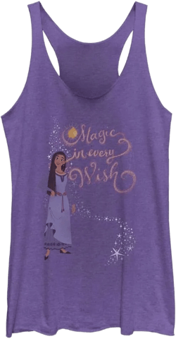 Disney Girls Wish Magic Women's Racerback Tank Top