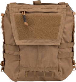 IDOGEAR Tactical Zip-on Panel Pouch Military Backpack Vest Accessory Bag for CPC AVS JPC2.0 D:coyote Brown