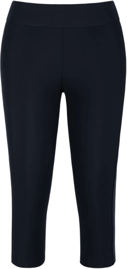 Hilor Women's High Waist UV Rash Guard Pants Crop Swim Leggings Sports Capri Tights