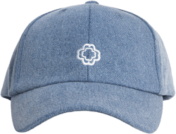 Maje Women's Blue Denim Logo Cap