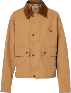 Polo Ralph Lauren Women's Brown Cotton Field Jacket