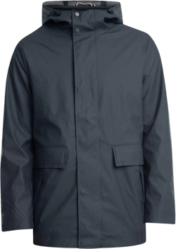 HUNTER Men's Blue Logo Rain Jacket