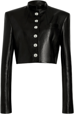 Samuelson Jacket in Black Leather