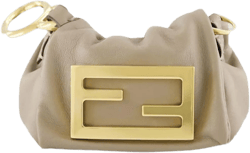 Fendi Women's Natural Mini Baguette Chain Strap Charm