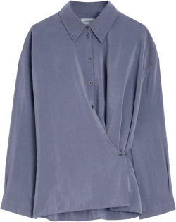 twisted effect shirt 