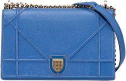 2016 Medium Grained Calfskin Diorama Flap crossbody bag