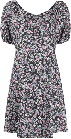floral-print minidress