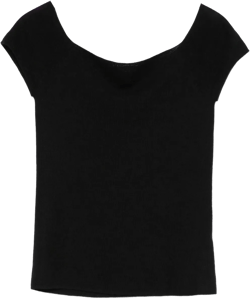 Bardot-neckline top