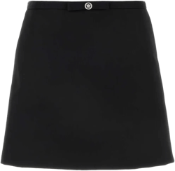 wool mini skirt