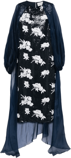 all-over crystal embellishment dress