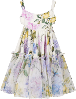 floral-print dress