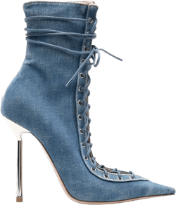 Colette 120mm denim ankle boots