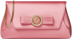 Gianni Ribbon crystal clutch bag