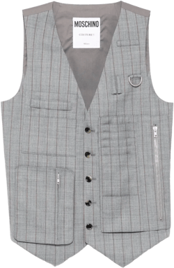 checked waistcoat