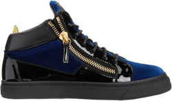 Kriss panelled mid-top sneakers