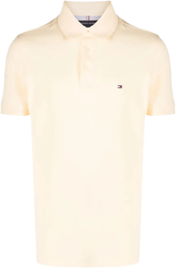 logo-embroidered cotton polo shirt