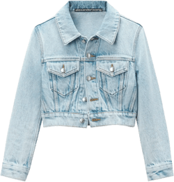 cropped denim jacket