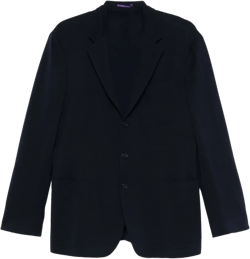 Wool Blazer In Blau
