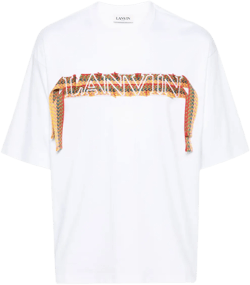 Curb embroidered cotton T-shirt