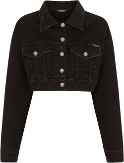 cropped denim jacket