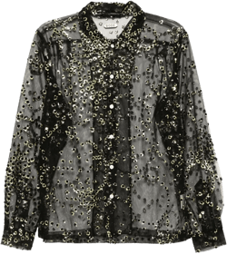 sheer fete shirt