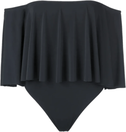 off shoulder swimsuit