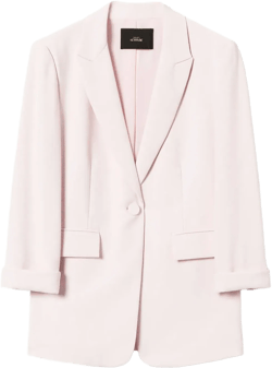 crêpe blazer