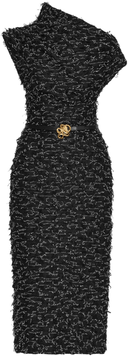 Eyelash pencil dress