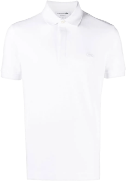 logo-patch polo shirt