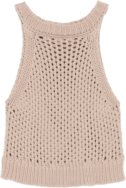 open-knit top 