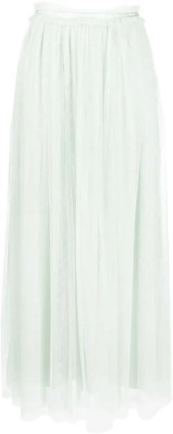 layered maxi skirt