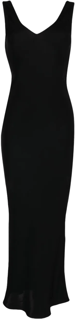 Double V Bias sleeveless dress 