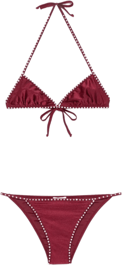 crystal-embellished bikini
