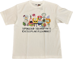 Uniqlo SpongeBob x CPFM “Characters Tee” White