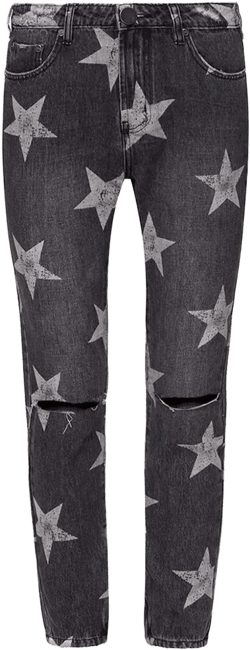 One Teaspoon Gray Cotton Women's Jean