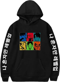 Korean Manga Solo Leveling Sung Jin Woo Hoodie Spring
