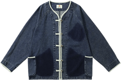 Men Jacket Washed Denim Jacket Male