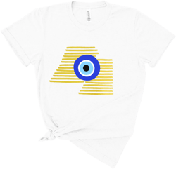Evil Eye Design T shirt Amida By Zaa