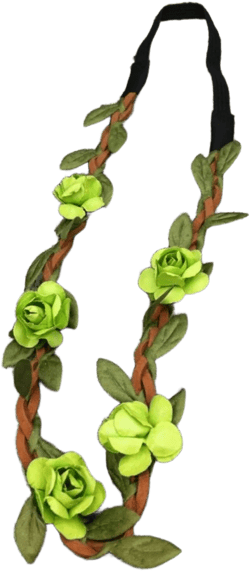 Women Girl Flower Fairy Bohemian Braid Wedding Beach Tiara Crown hair headband