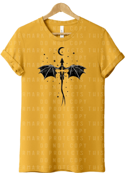 Fourth Wing Dragon Graphic Tee