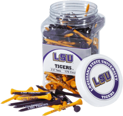 LSU Tigers Jar Of 175 Golf Tees