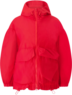 Cargo Flap Pocket Puff Sleeve Jacket