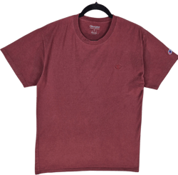 Champion Maroon Brown Basic Cotton Tee Shirt Size M
