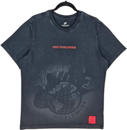 Nike Worldwide Black Cotton Tee Shirt Size L