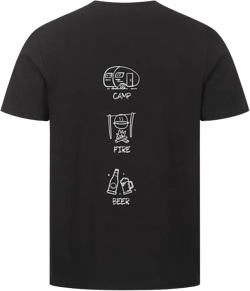 CAMP FIRE BEER 15 Rückendruck | Premium Shirt unisex