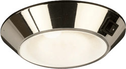 Sea-Dog Chrome Plastic LED Dome Light 4" Day/Night - Clear/Red Bulb [401755-1]