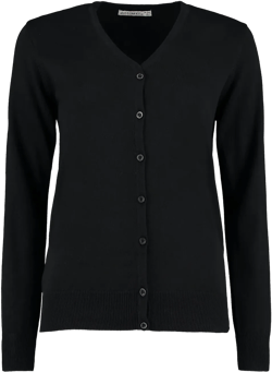 Kustom Kit Women's Arundel V-Neck Cardigan Long Sleeve (Classic Fit)